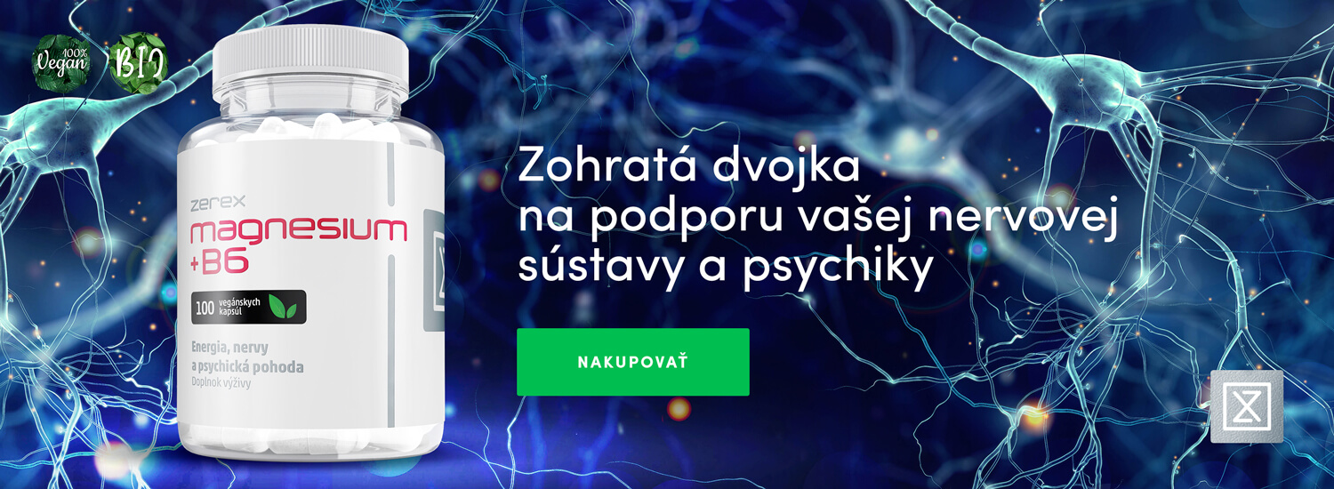 Horčík a vitamín B6 na podporu psychiky a nervovej sústavy